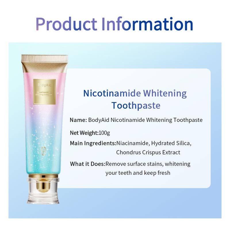 🔥[Tripel Whitening]Niacinamide Whitening Toothpaste