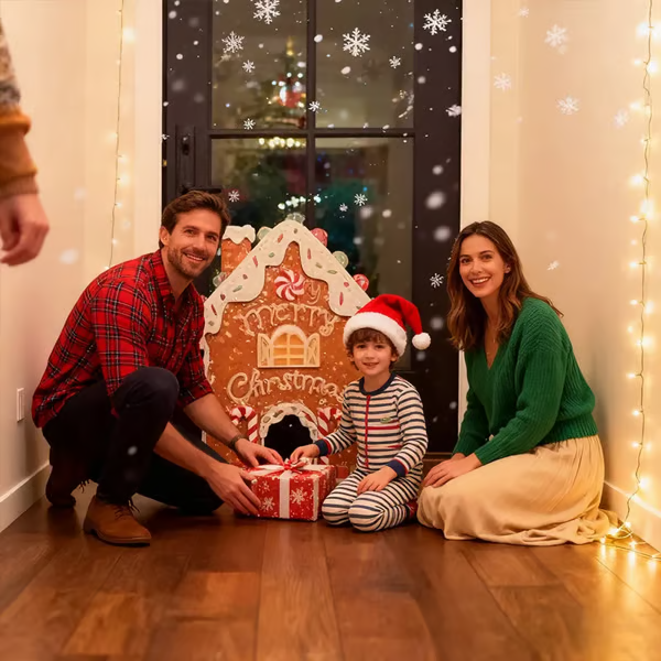 🔥Christmas Early Bird Special -🎅 Gingerbread Golf Game Set - Best Christmas Game