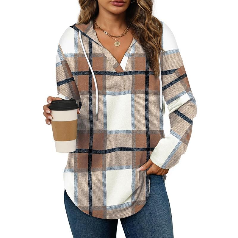 🍂Loose-fitting hooded sweatshirt