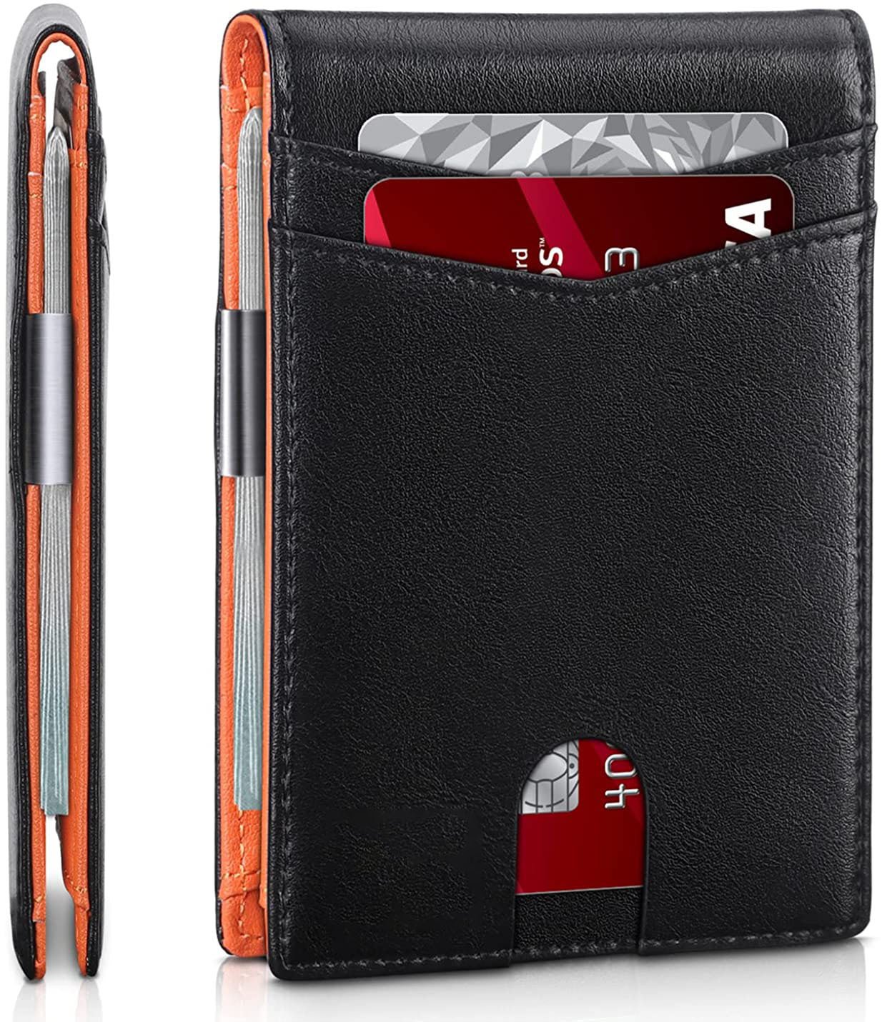 commsmarket-Elegant Anti-Theft Leather Wallet for Business Men