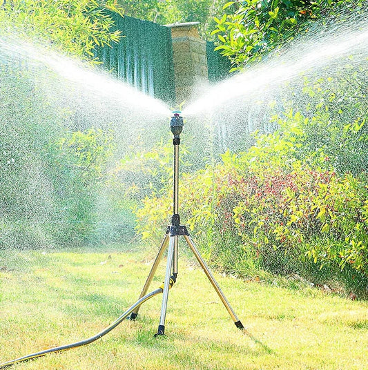 commsmarket-Stainless Steel Rotary Irrigation Tripod Telescopic Support Sprinkler