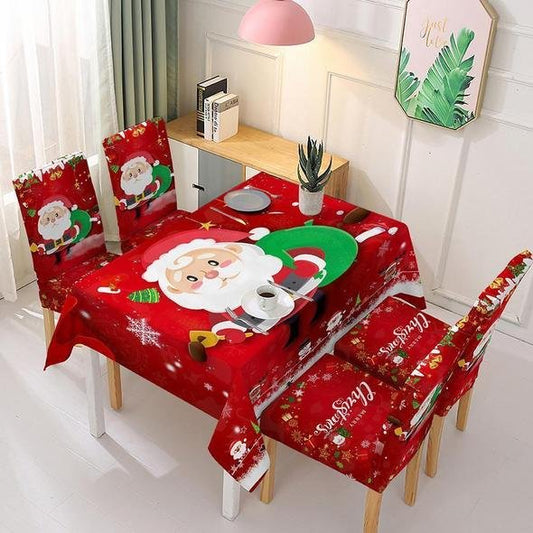 🎅Holiday Promotion 60% Off - Christmas Tablecloth Chair Cover Decoration