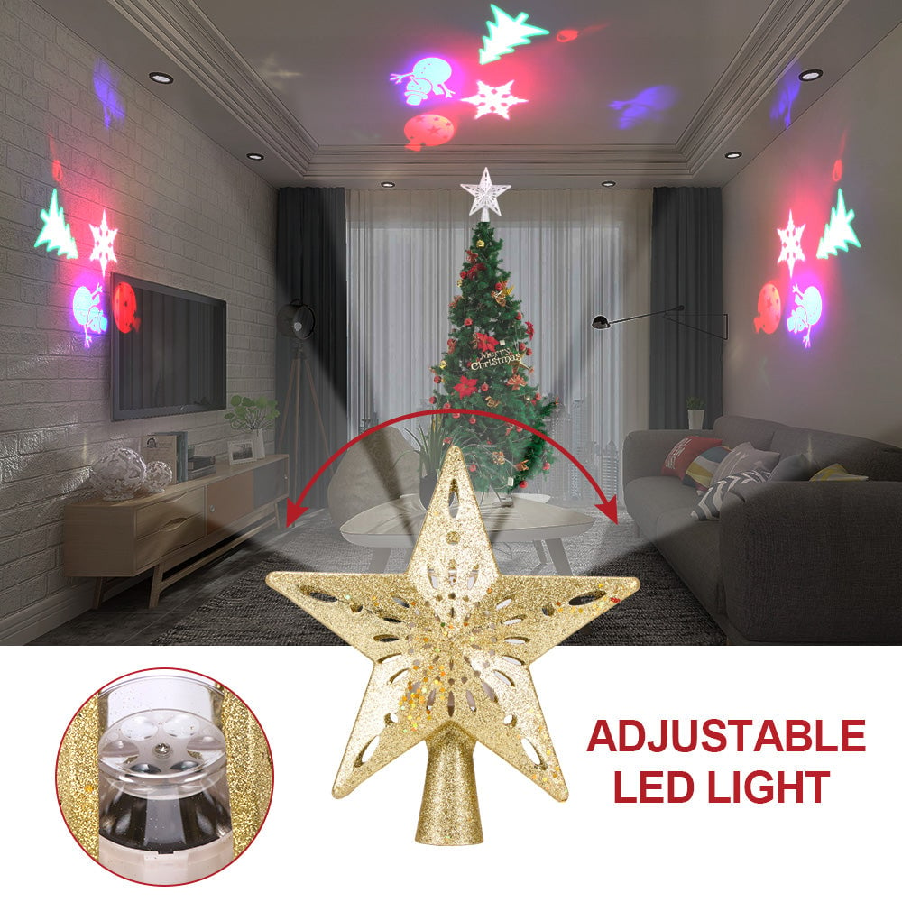 🎄Christmas 49% off🎅Snowstorm Pentagram Projector Lamp