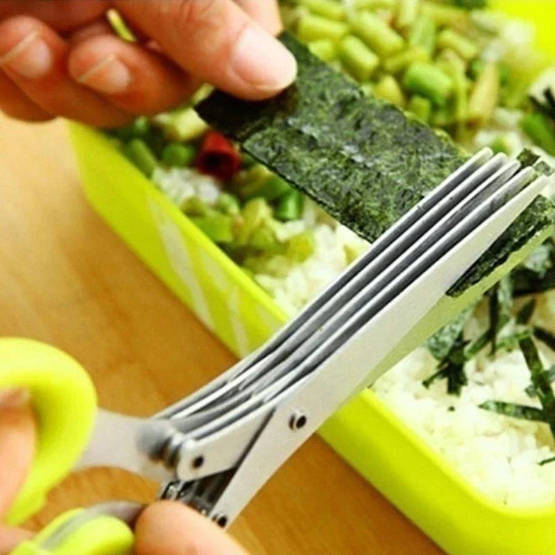 commsmarket-(🔥 Hot Sale-50% Off 🔥) 5 Blade Kitchen Salad Scissors