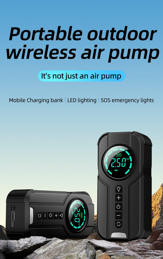 commsmarket-1min Fast Filling Mini Portable Tire Inflator
