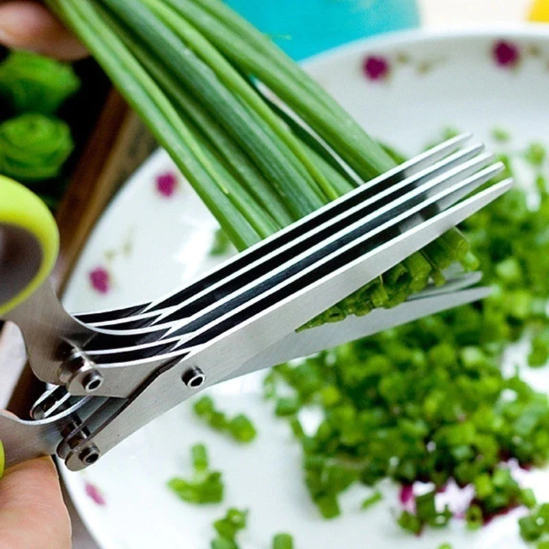 commsmarket-(🔥 Hot Sale-50% Off 🔥) 5 Blade Kitchen Salad Scissors