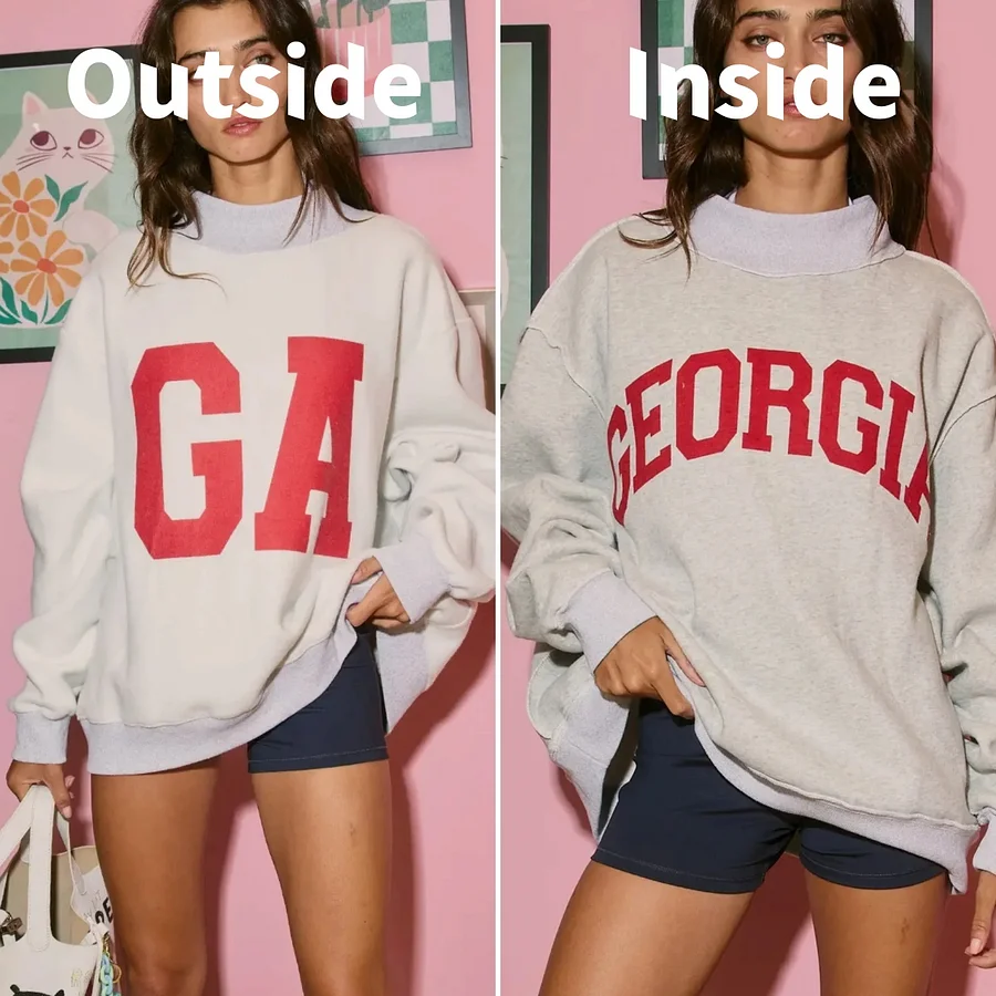 Custom College Team Reversible Mockneck