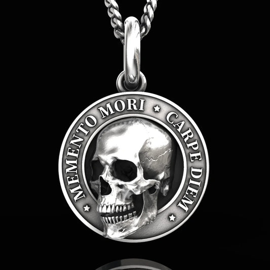 commsmarket-🍀 MEMENTO MORI SKULL PENDANT