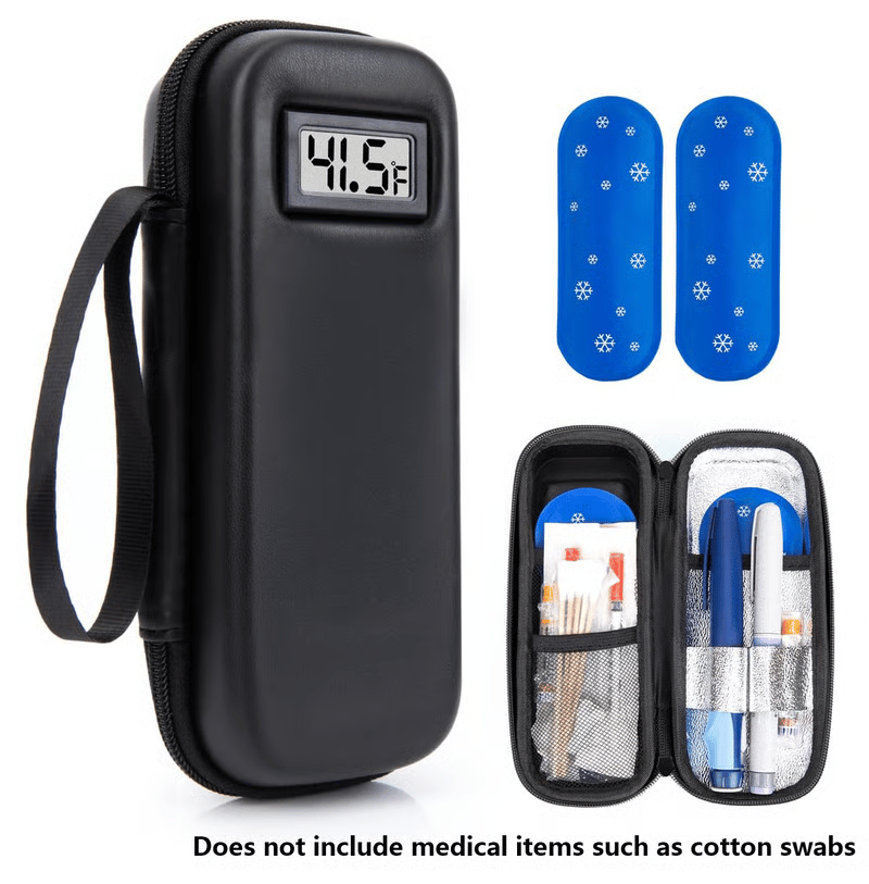 💉 Travel Worry-Free - ✨ Insulin Cooler Travel Case - For Safe, Cool Storage Anywhere!