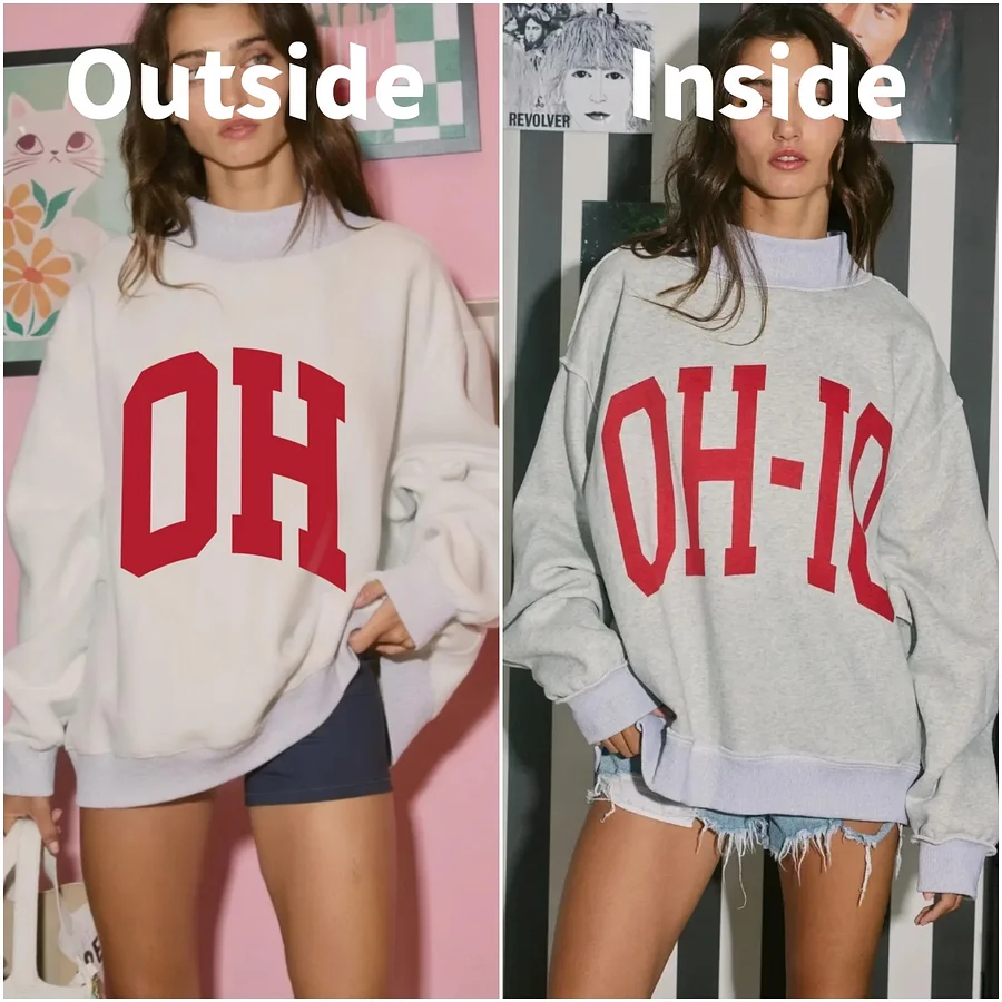Custom College Team Reversible Mockneck