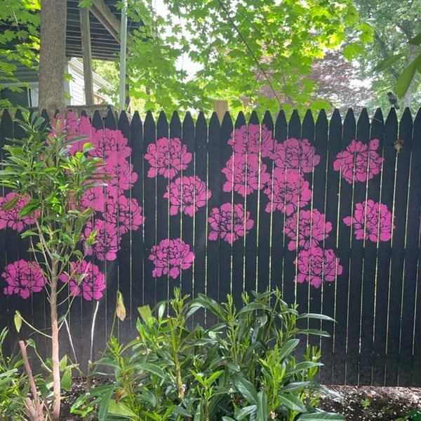 commsmarket-🔥DIY decoration🌻-Garden Fence Large Flower Stencils