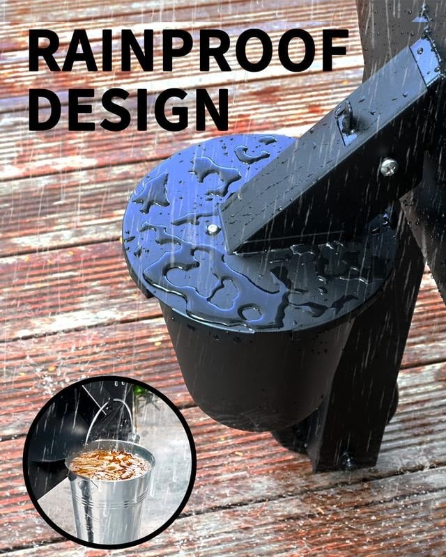 Grease Bucket with Lid & Silicone Liner