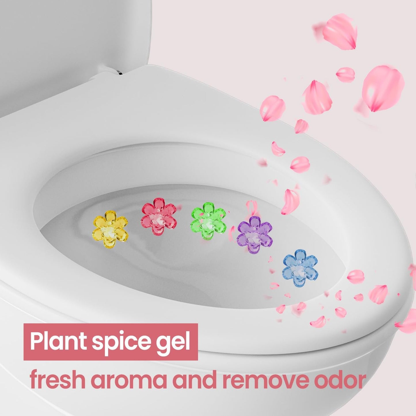 🔥🚽72 Flowers Toilet Cleaner Gel Stamp