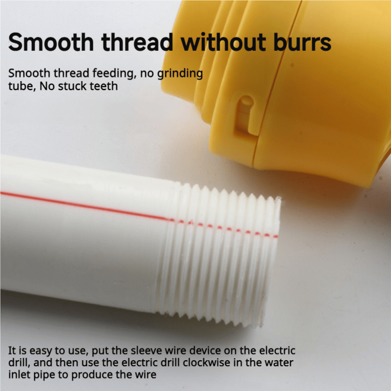 🌲🌲PVC Thread Maker Tool for Electric Drill