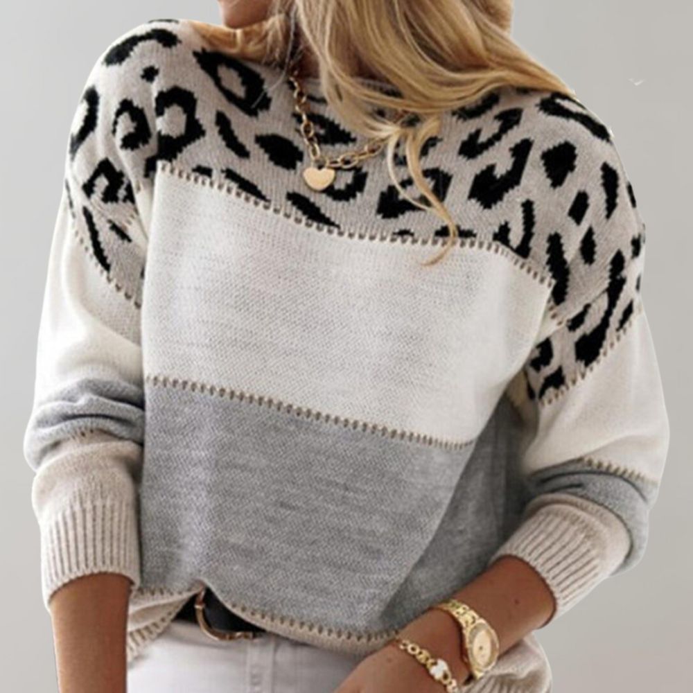 Patterned Knit Sweater