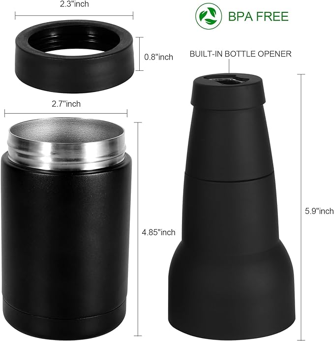 commsmarket-Beer Bottle and Can Cooler with Beer Opener