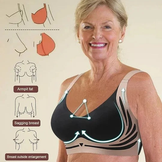 commsmarket-Super gather bra | Wireless Push-up Bra👍No more sagging breasts