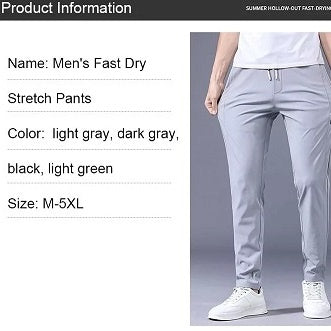 commsmarket-Stretch Pants – Promotion 49% OFF– Men‘s Fast Dry Stretch Pants