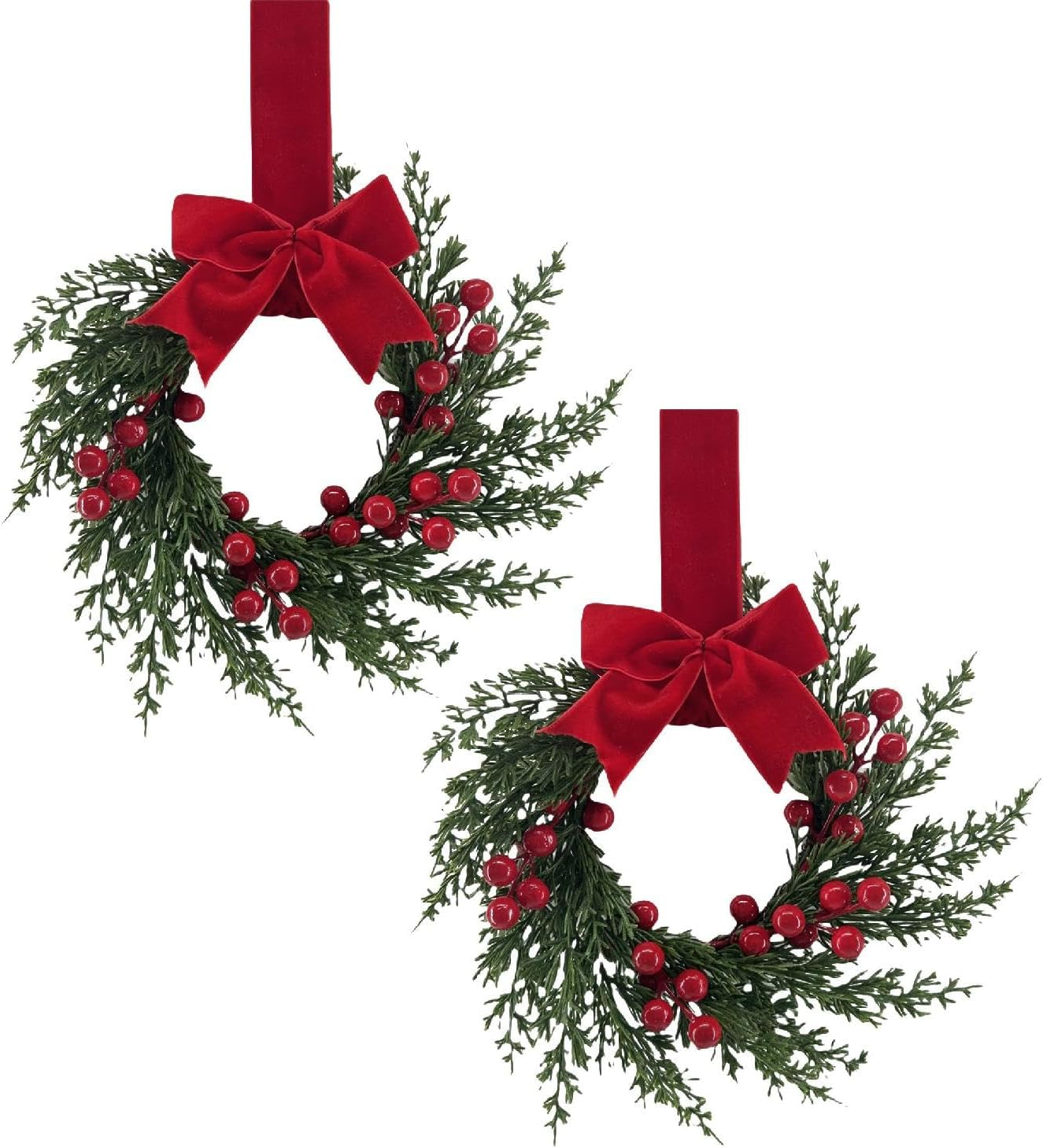 🎉Mini Christmas Wreaths for Cabinets