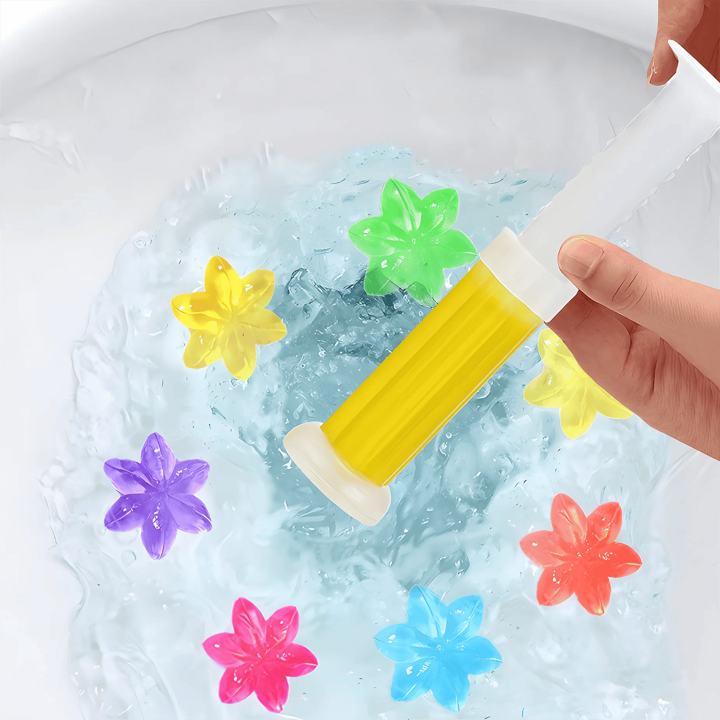 🔥🚽72 Flowers Toilet Cleaner Gel Stamp