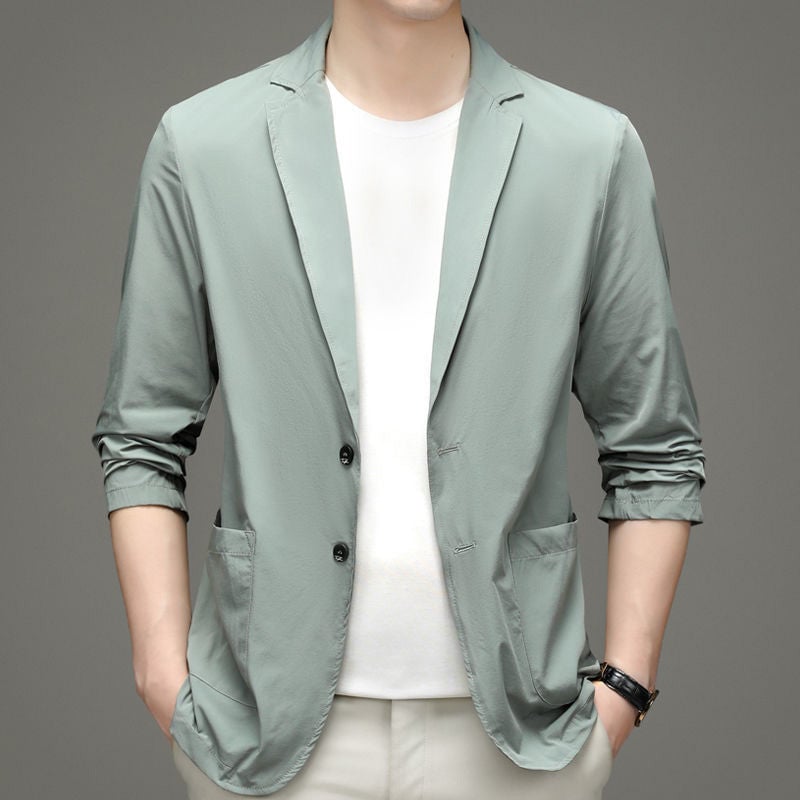 commsmarket-Men's Summer Lightweight Fashion Blazer