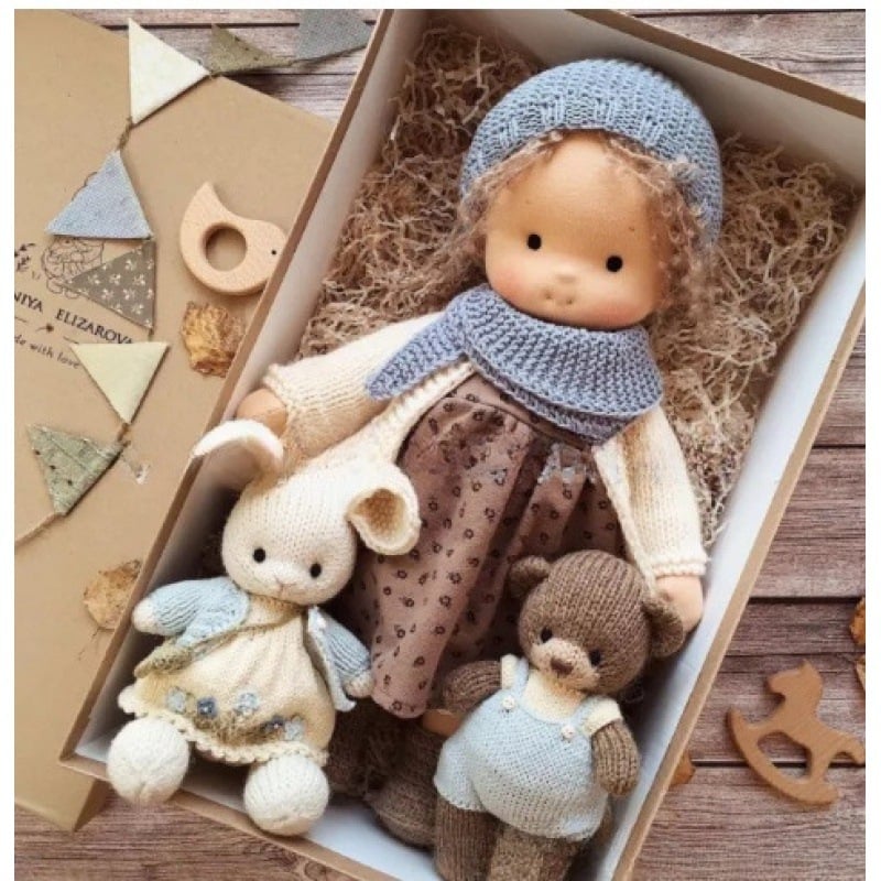 🎁🎁The Best Gift for Kids-Handmade Waldorf Doll👧(Buy2 Free Shipping)