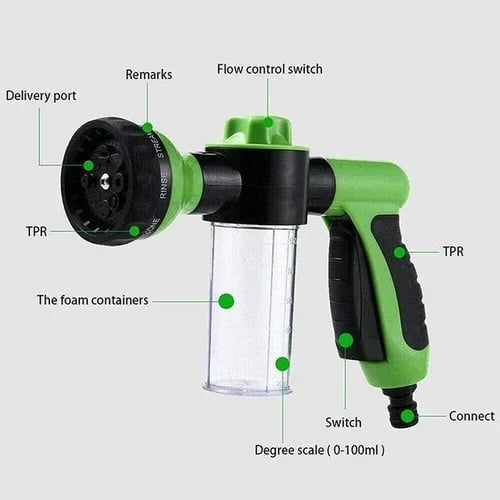 commsmarket-Multi-mode Dog Bath Foaming Water Gun