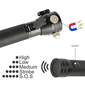 commsmarket-💥9-In-1 Solar Power Multi-Function Tactical Flashlight💥-BUY 2 FREE SHIPPING