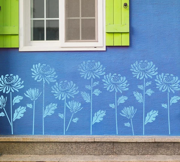 commsmarket-🔥DIY decoration🌻-Garden Fence Large Flower Stencils