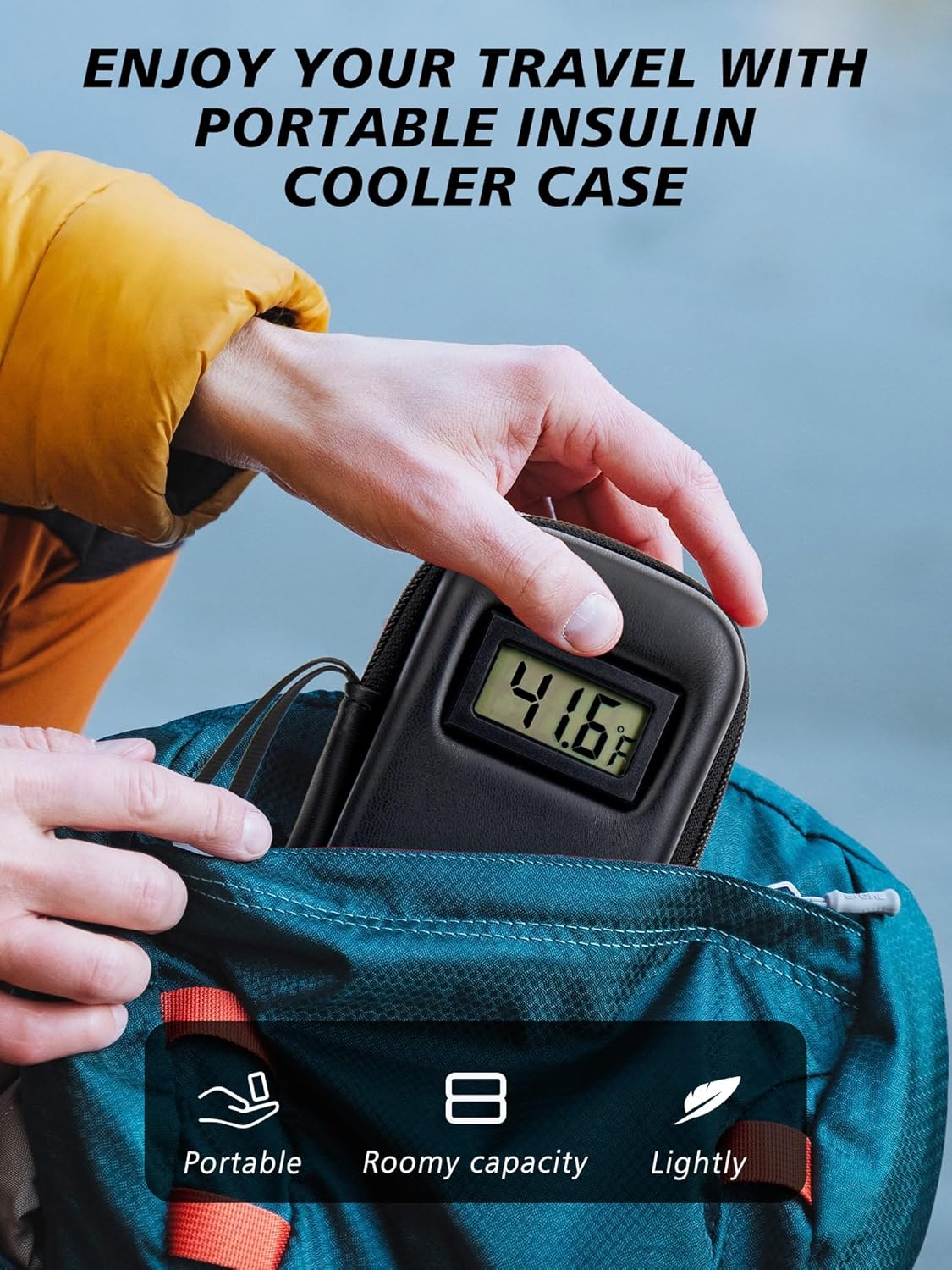 💉 Travel Worry-Free - ✨ Insulin Cooler Travel Case - For Safe, Cool Storage Anywhere!