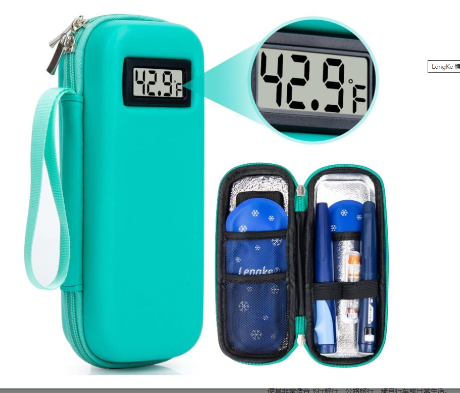 💉 Travel Worry-Free - ✨ Insulin Cooler Travel Case - For Safe, Cool Storage Anywhere!