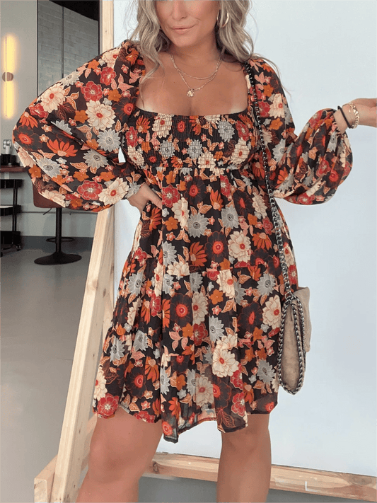 commsmarket-2024 New Foliage Tiered Dress (Buy 2 Free Shipping)