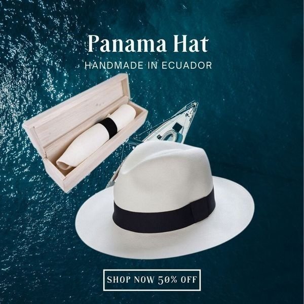 commsmarket-🔥Promotion🔥--🌿Classic Panama Hat-Handmade In Ecuador