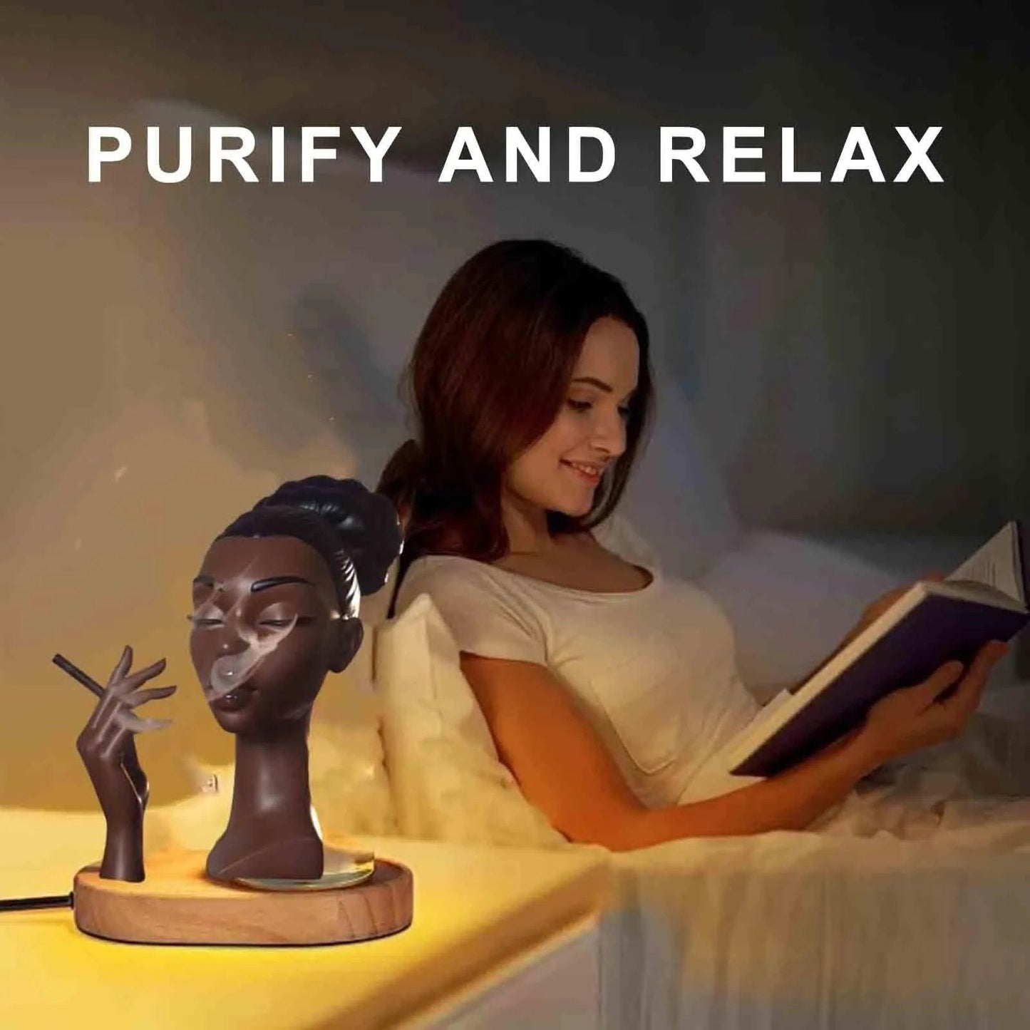 Naotstore - Head Incense Burner Black Woman