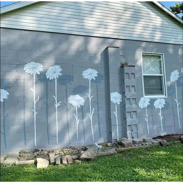 commsmarket-🔥DIY decoration🌻-Garden Fence Large Flower Stencils