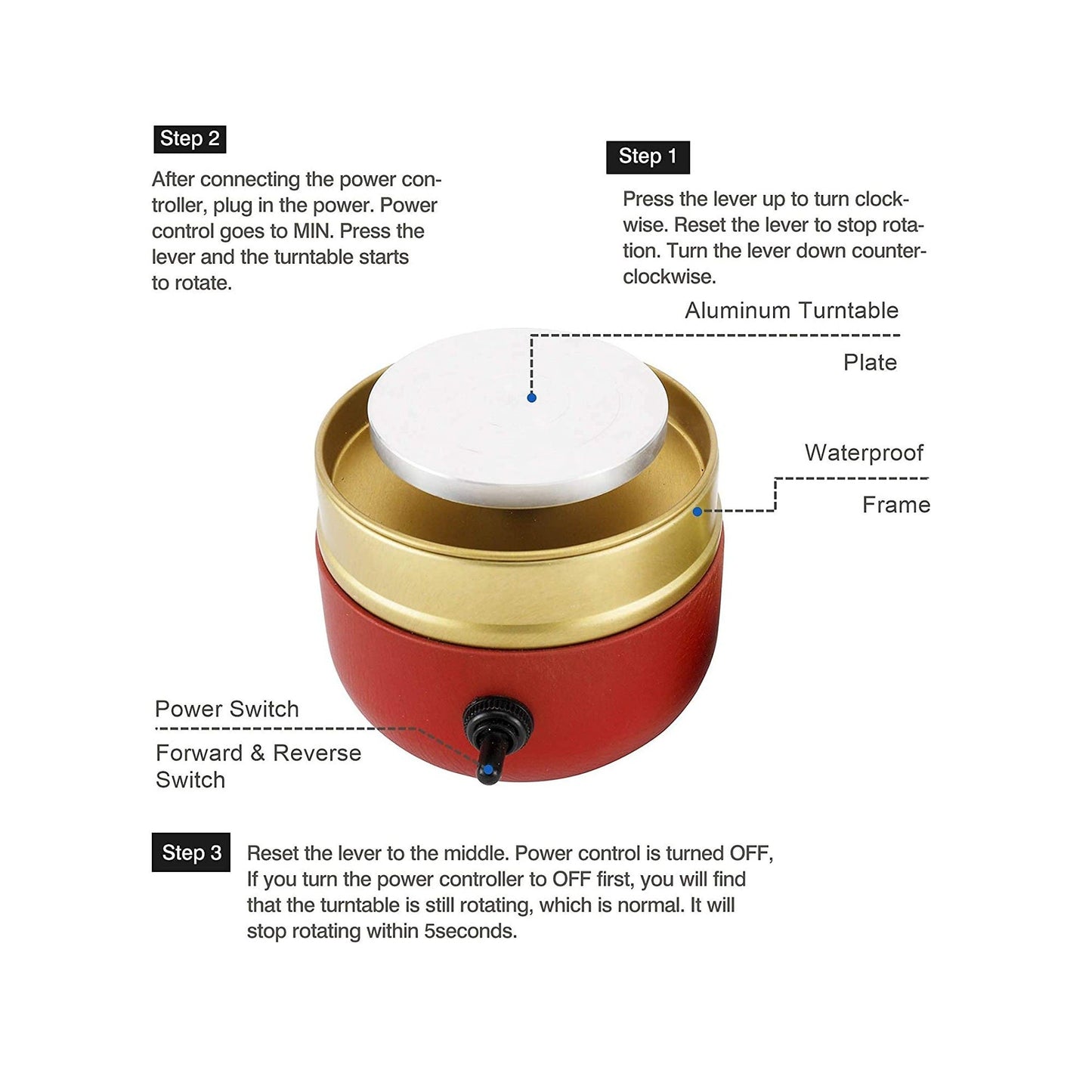 commsmarket-Mini Professional Pottery Wheel