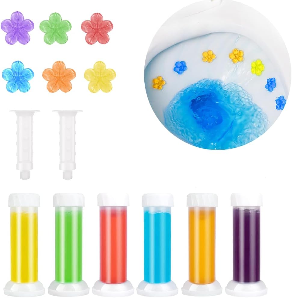 🔥🚽72 Flowers Toilet Cleaner Gel Stamp