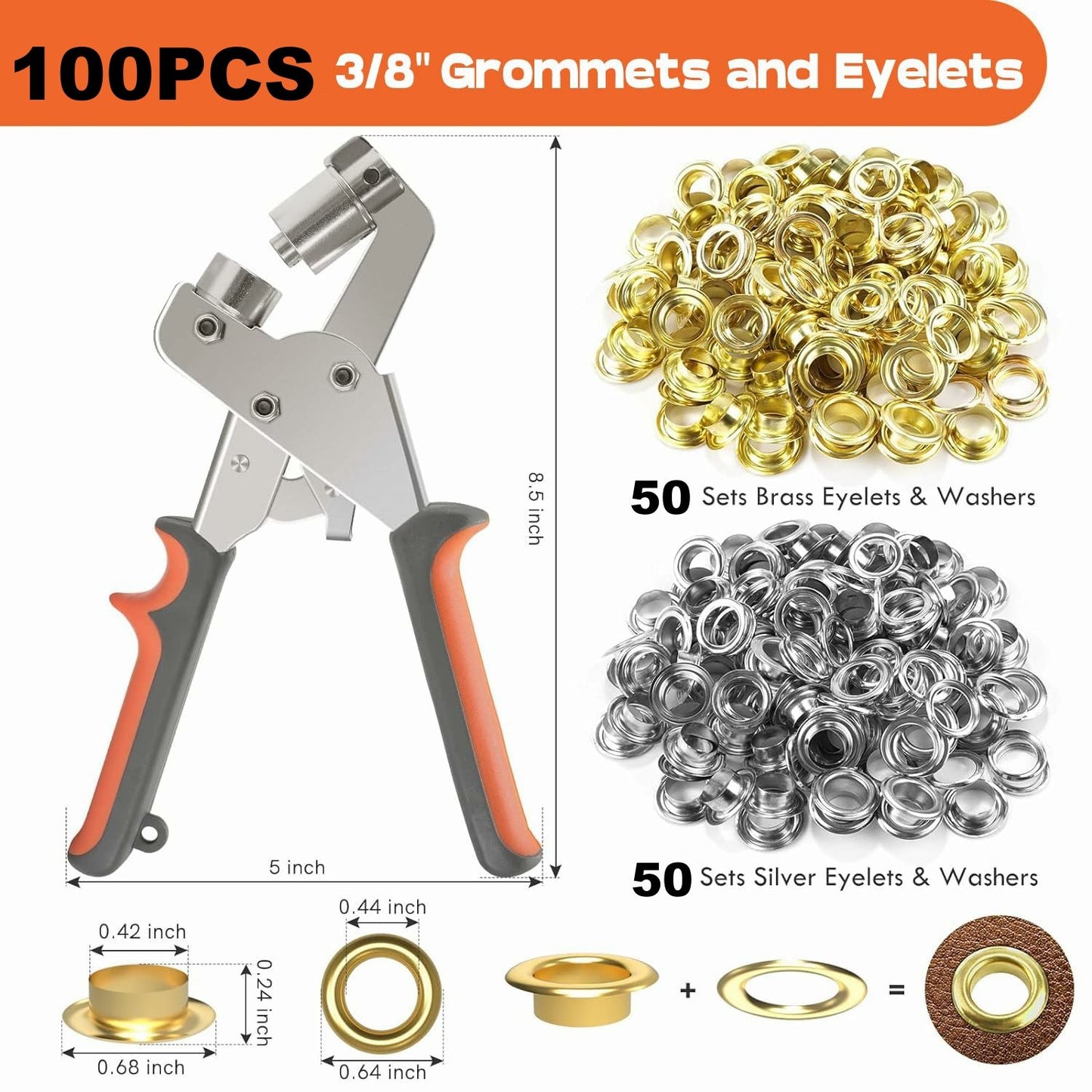 🔧Professional Grommets Kit