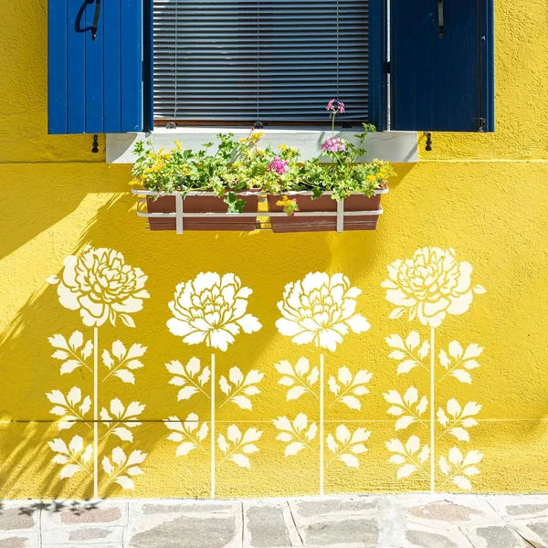 commsmarket-🔥DIY decoration🌻-Garden Fence Large Flower Stencils