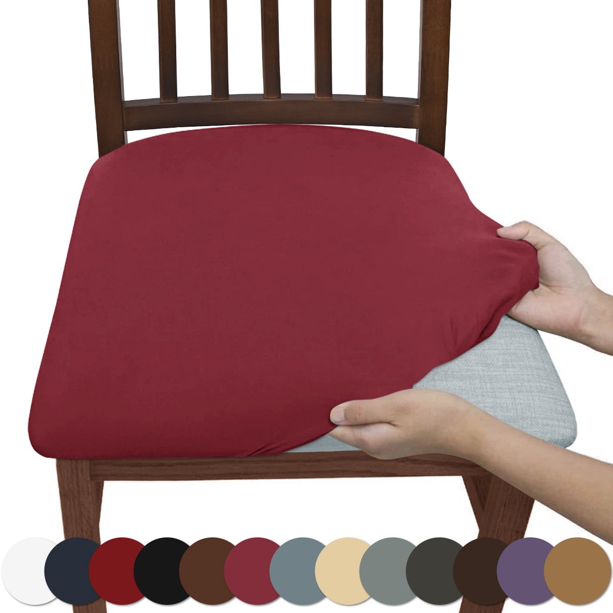 Chair Covers – Stretchy, Removable & Washable Protectors for Dining Room Chairs! 🪑
