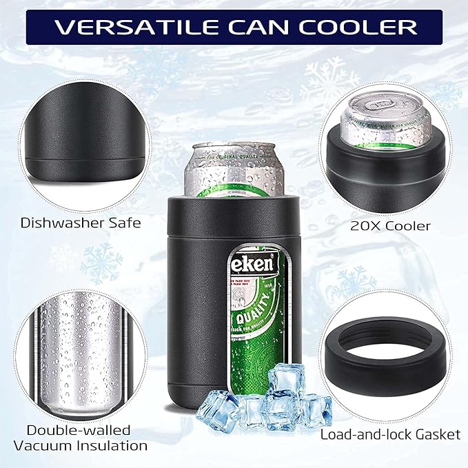 commsmarket-Beer Bottle and Can Cooler with Beer Opener