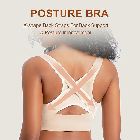 ✨ Seamless breathable shaping corrective support bra
