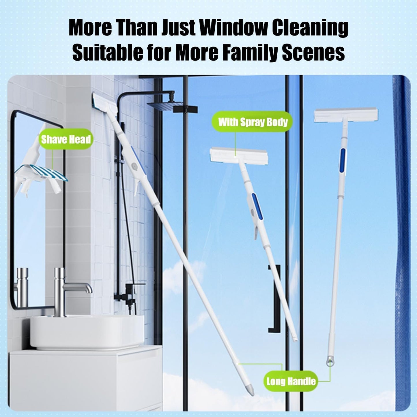 commsmarket-🔥Hot Sale - 49% OFF🔥 Squeegee for Window Cleaning with Spray