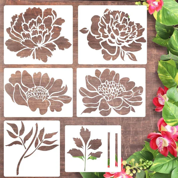 commsmarket-🔥DIY decoration🌻-Garden Fence Large Flower Stencils